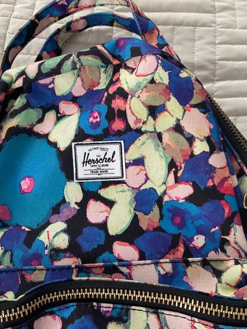 Herschel floral backpack